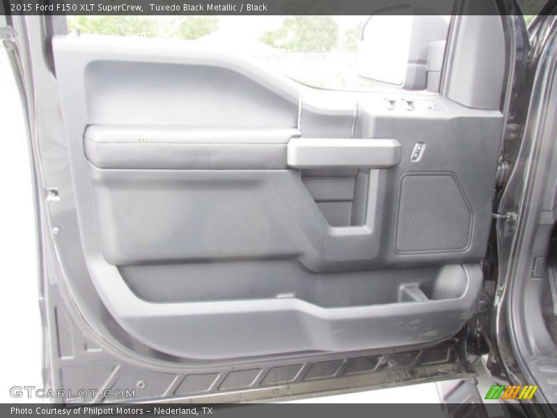Tuxedo Black Metallic / Black 2015 Ford F150 XLT SuperCrew