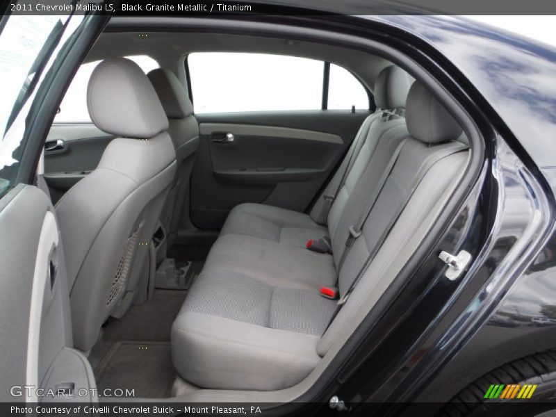 Black Granite Metallic / Titanium 2011 Chevrolet Malibu LS