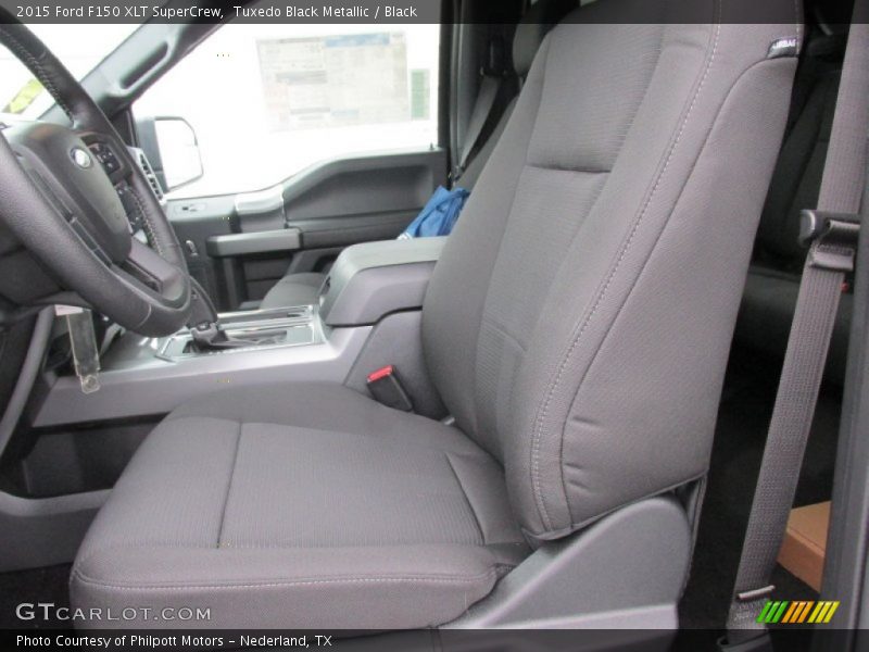 Tuxedo Black Metallic / Black 2015 Ford F150 XLT SuperCrew