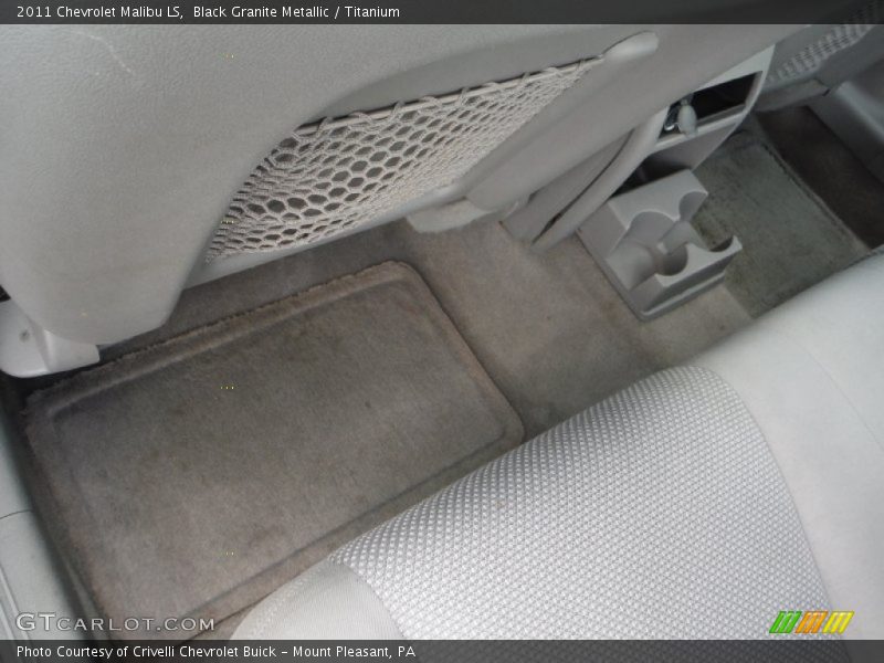 Black Granite Metallic / Titanium 2011 Chevrolet Malibu LS
