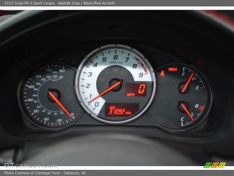 Asphalt Gray / Black/Red Accents 2013 Scion FR-S Sport Coupe