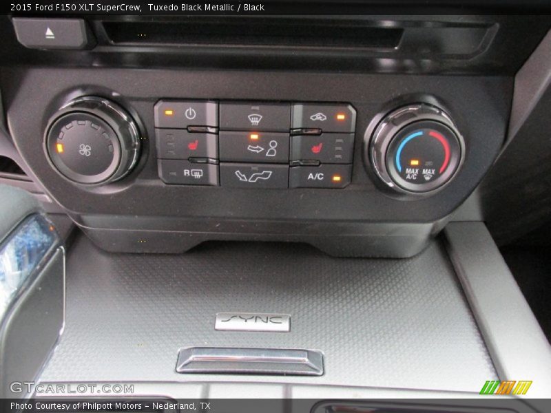 Tuxedo Black Metallic / Black 2015 Ford F150 XLT SuperCrew