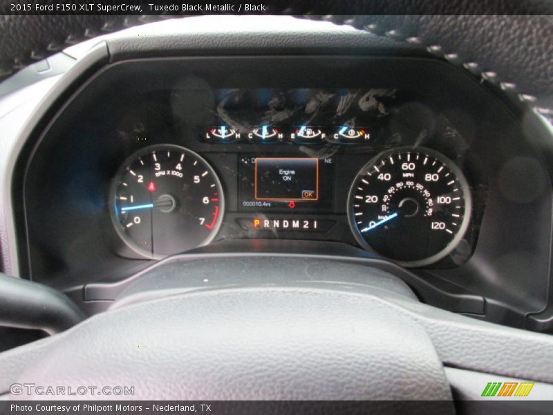 Tuxedo Black Metallic / Black 2015 Ford F150 XLT SuperCrew