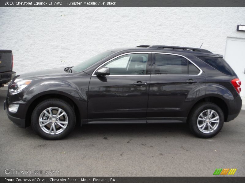 Tungsten Metallic / Jet Black 2016 Chevrolet Equinox LT AWD