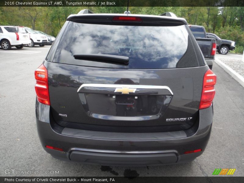 Tungsten Metallic / Jet Black 2016 Chevrolet Equinox LT AWD