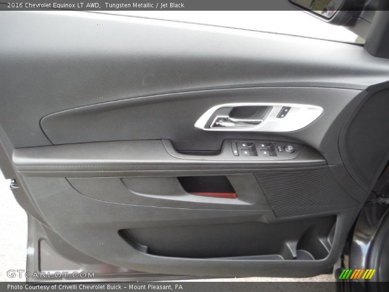 Tungsten Metallic / Jet Black 2016 Chevrolet Equinox LT AWD