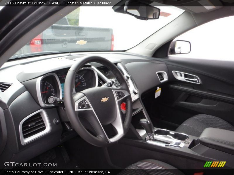 Tungsten Metallic / Jet Black 2016 Chevrolet Equinox LT AWD