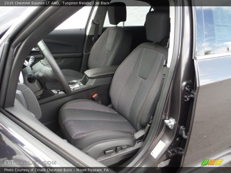 Tungsten Metallic / Jet Black 2016 Chevrolet Equinox LT AWD