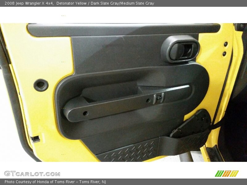 Detonator Yellow / Dark Slate Gray/Medium Slate Gray 2008 Jeep Wrangler X 4x4