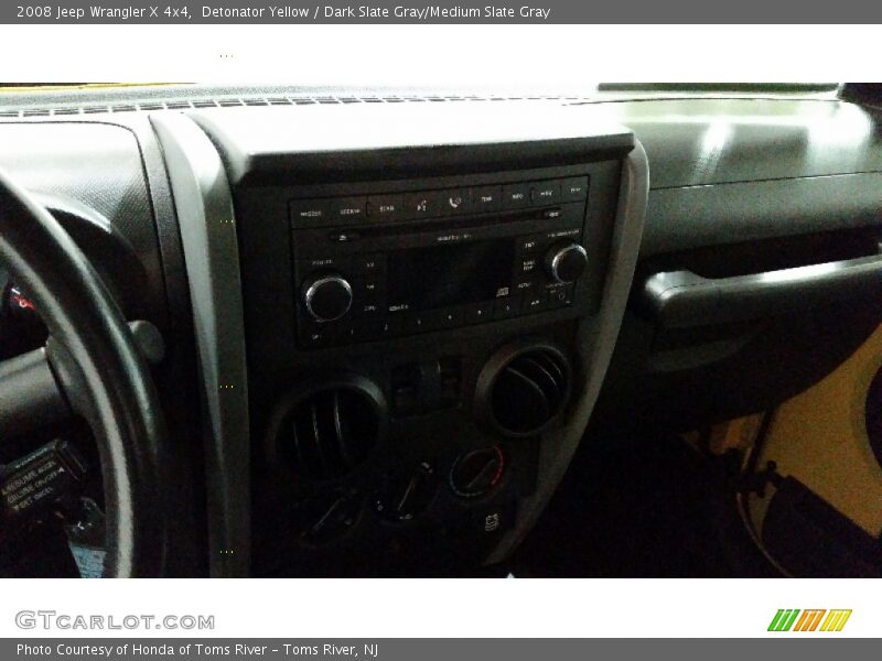 Detonator Yellow / Dark Slate Gray/Medium Slate Gray 2008 Jeep Wrangler X 4x4