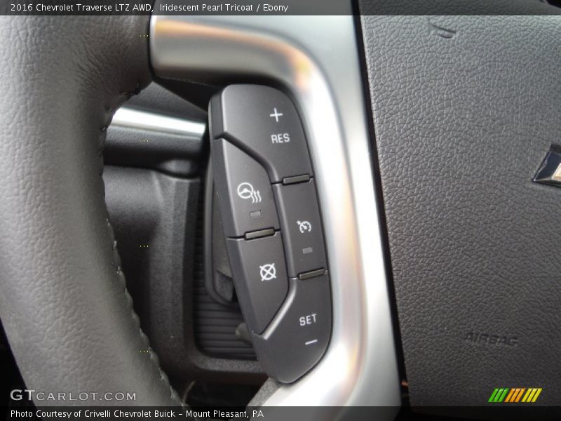 Iridescent Pearl Tricoat / Ebony 2016 Chevrolet Traverse LTZ AWD