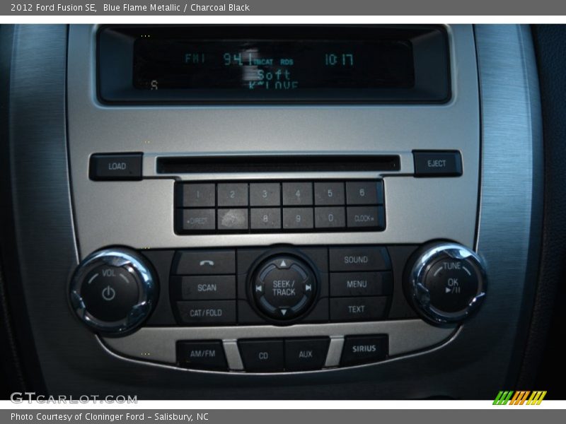 Blue Flame Metallic / Charcoal Black 2012 Ford Fusion SE