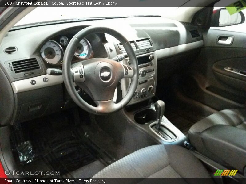  2007 Cobalt LT Coupe Ebony Interior