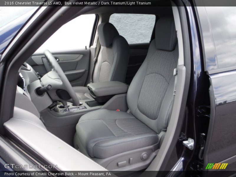 Blue Velvet Metallic / Dark Titanium/Light Titanium 2016 Chevrolet Traverse LS AWD