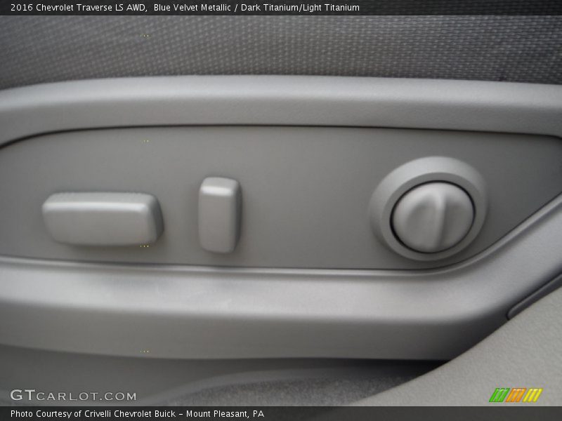 Blue Velvet Metallic / Dark Titanium/Light Titanium 2016 Chevrolet Traverse LS AWD