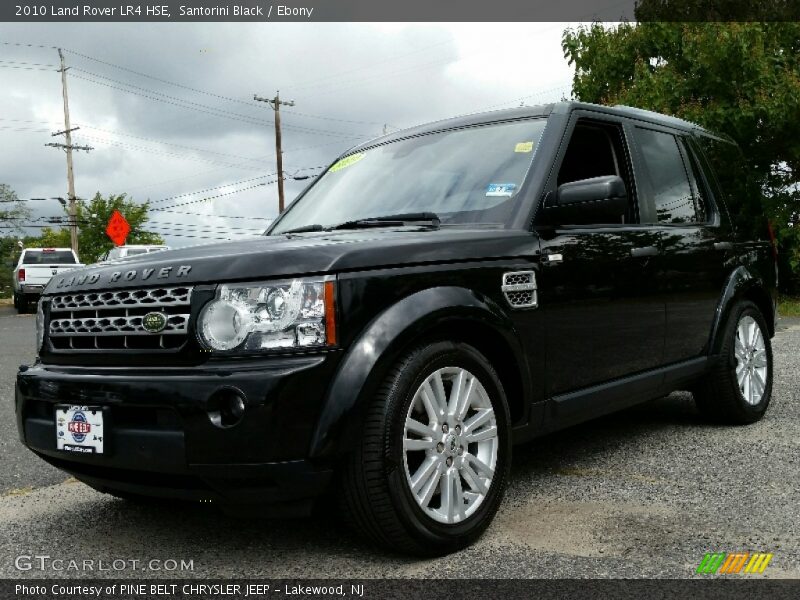 Santorini Black / Ebony 2010 Land Rover LR4 HSE