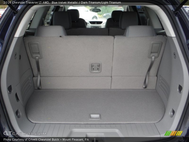 Blue Velvet Metallic / Dark Titanium/Light Titanium 2016 Chevrolet Traverse LS AWD