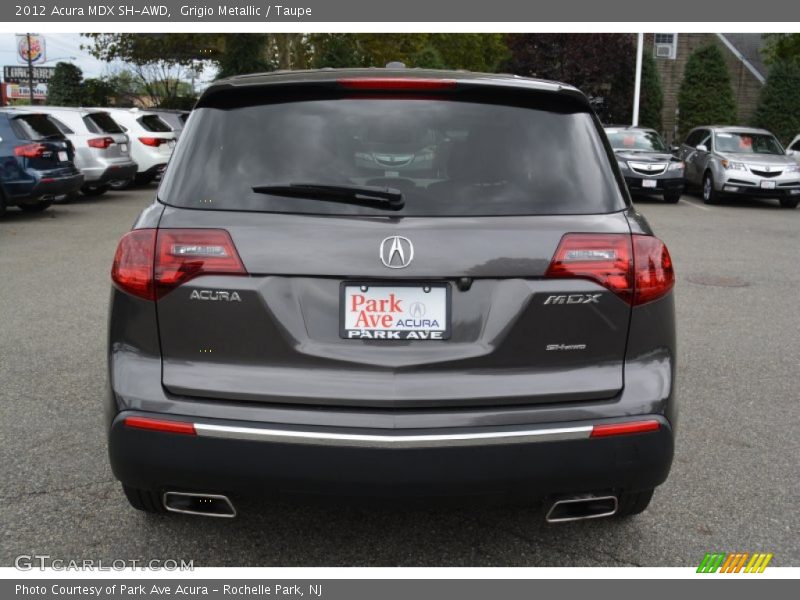 Grigio Metallic / Taupe 2012 Acura MDX SH-AWD