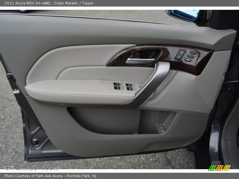 Grigio Metallic / Taupe 2012 Acura MDX SH-AWD