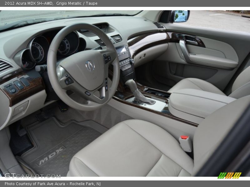 Grigio Metallic / Taupe 2012 Acura MDX SH-AWD