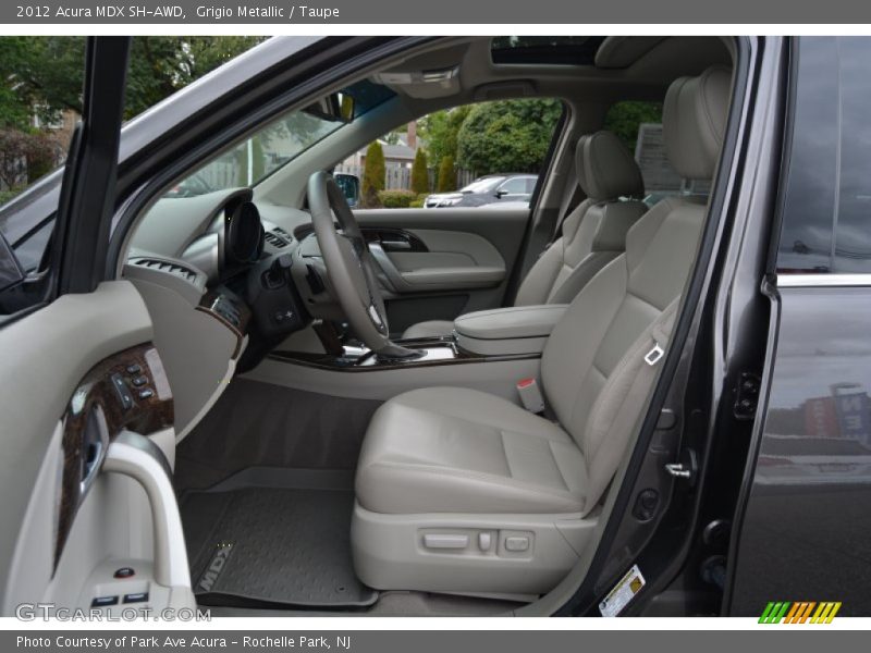Grigio Metallic / Taupe 2012 Acura MDX SH-AWD