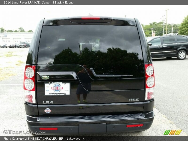 Santorini Black / Ebony 2010 Land Rover LR4 HSE