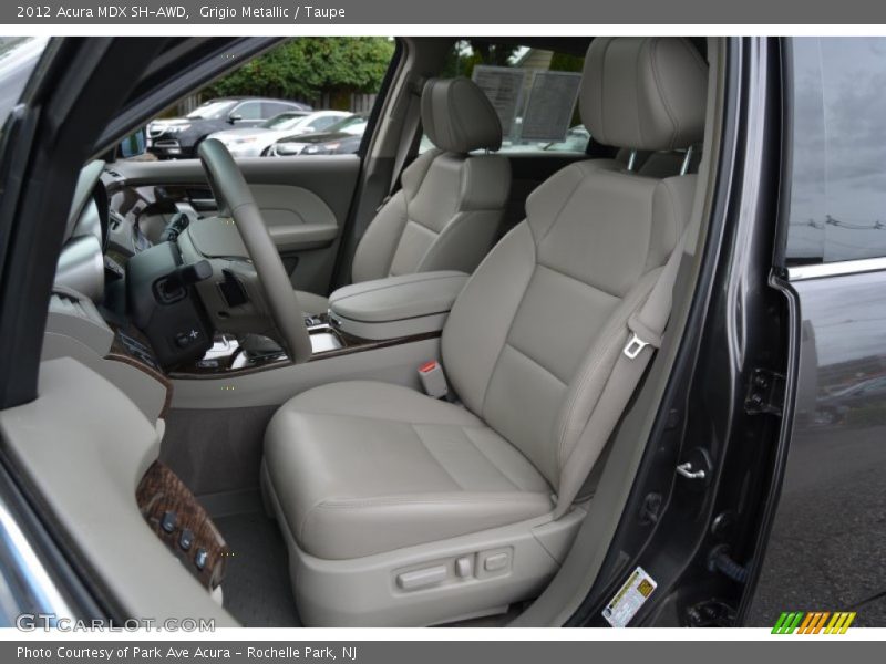 Grigio Metallic / Taupe 2012 Acura MDX SH-AWD