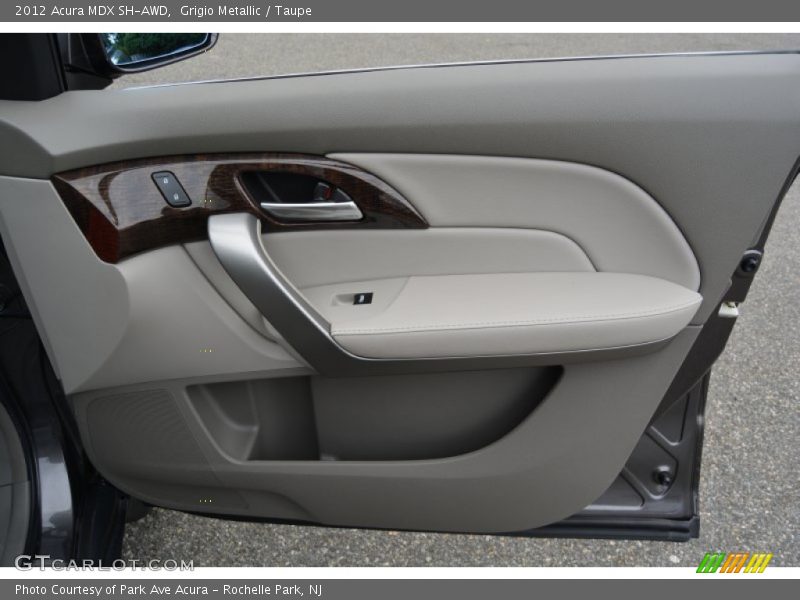 Grigio Metallic / Taupe 2012 Acura MDX SH-AWD