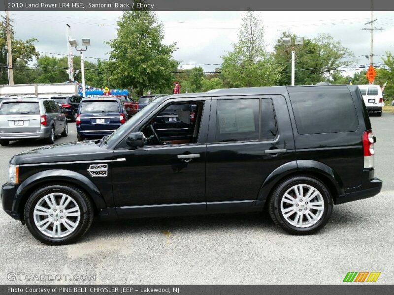 Santorini Black / Ebony 2010 Land Rover LR4 HSE