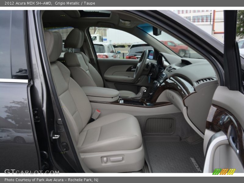 Grigio Metallic / Taupe 2012 Acura MDX SH-AWD