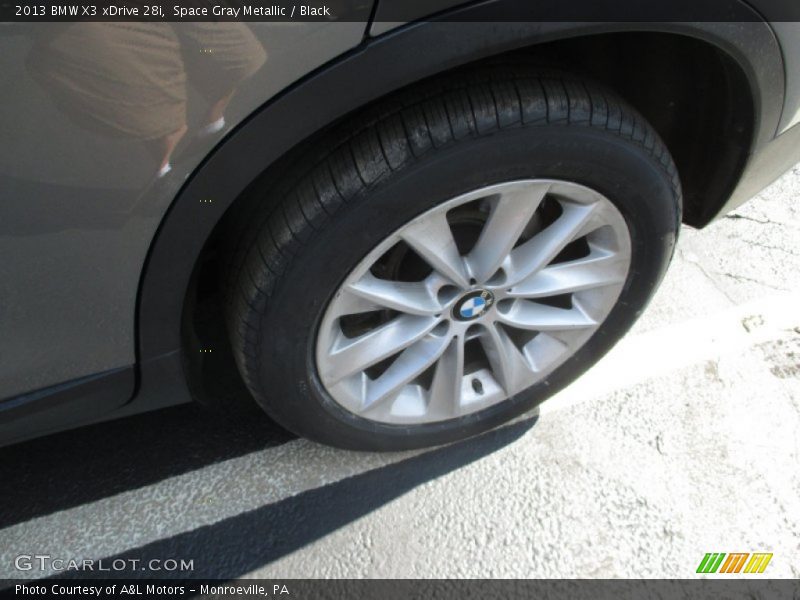 Space Gray Metallic / Black 2013 BMW X3 xDrive 28i