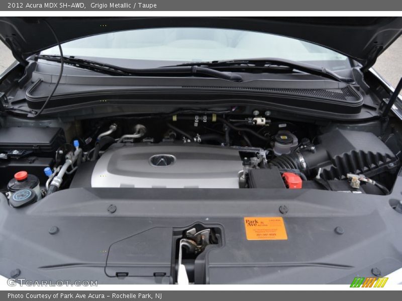 Grigio Metallic / Taupe 2012 Acura MDX SH-AWD