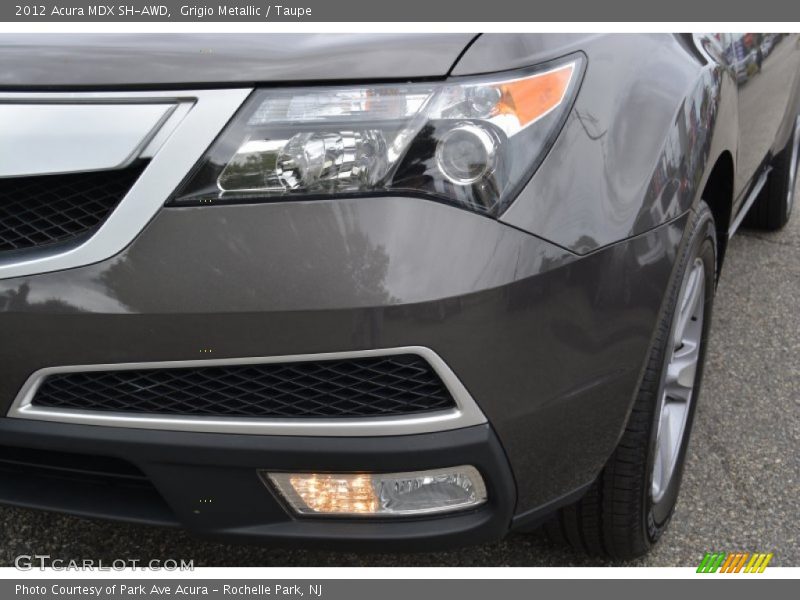 Grigio Metallic / Taupe 2012 Acura MDX SH-AWD