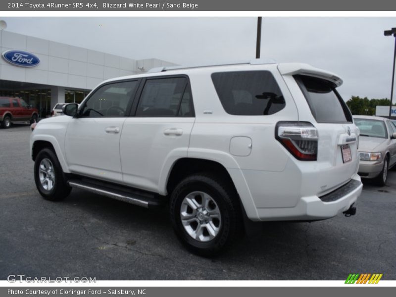 Blizzard White Pearl / Sand Beige 2014 Toyota 4Runner SR5 4x4