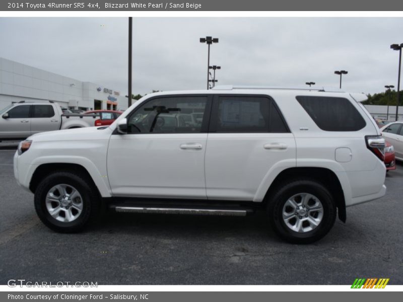 Blizzard White Pearl / Sand Beige 2014 Toyota 4Runner SR5 4x4