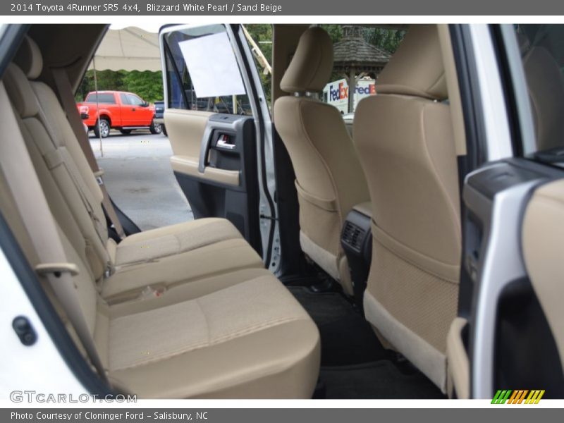 Blizzard White Pearl / Sand Beige 2014 Toyota 4Runner SR5 4x4