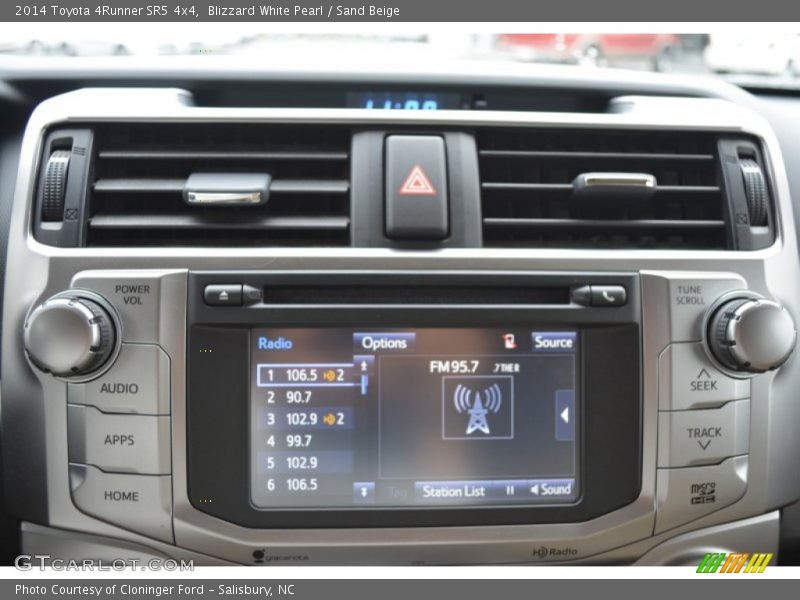 Blizzard White Pearl / Sand Beige 2014 Toyota 4Runner SR5 4x4