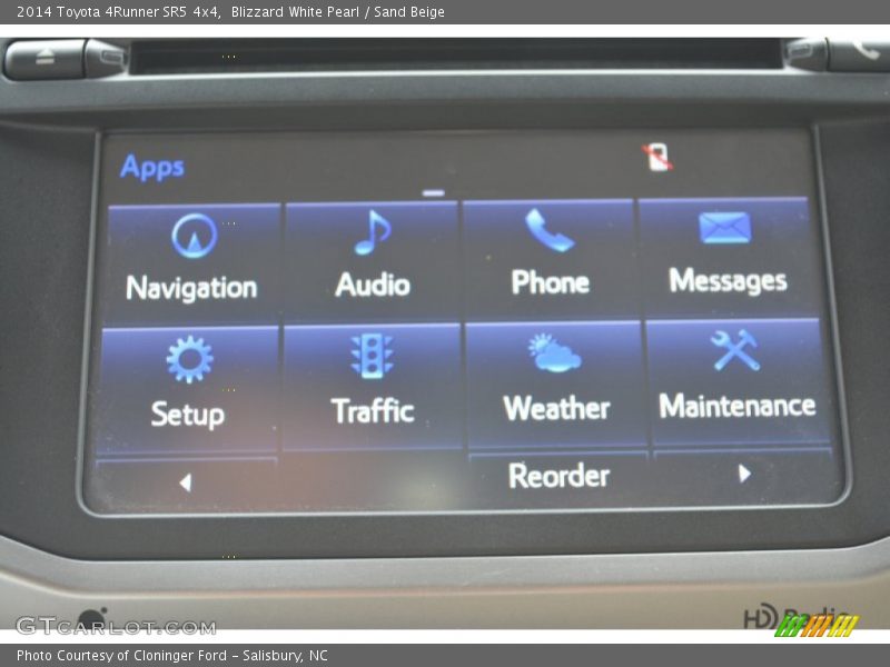 Blizzard White Pearl / Sand Beige 2014 Toyota 4Runner SR5 4x4