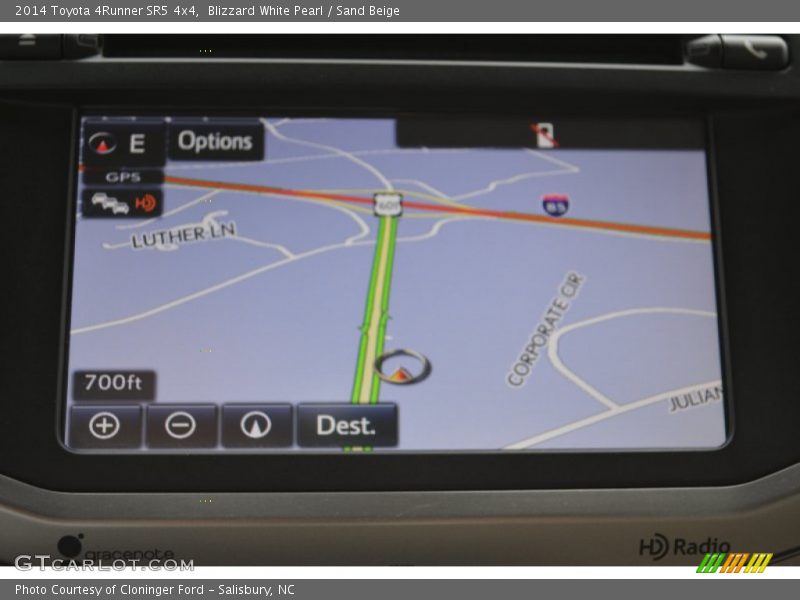 Blizzard White Pearl / Sand Beige 2014 Toyota 4Runner SR5 4x4