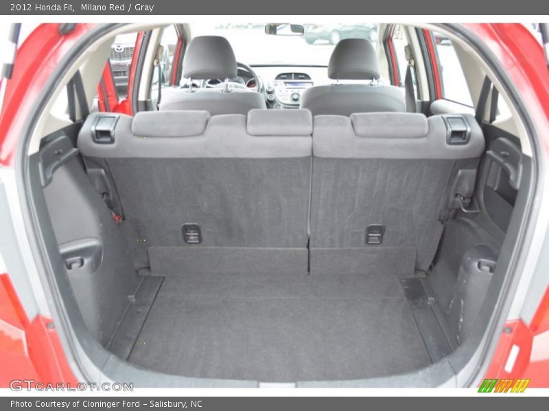 Milano Red / Gray 2012 Honda Fit