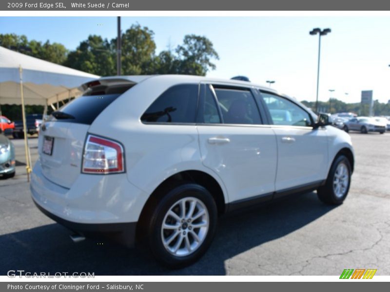 White Suede / Camel 2009 Ford Edge SEL