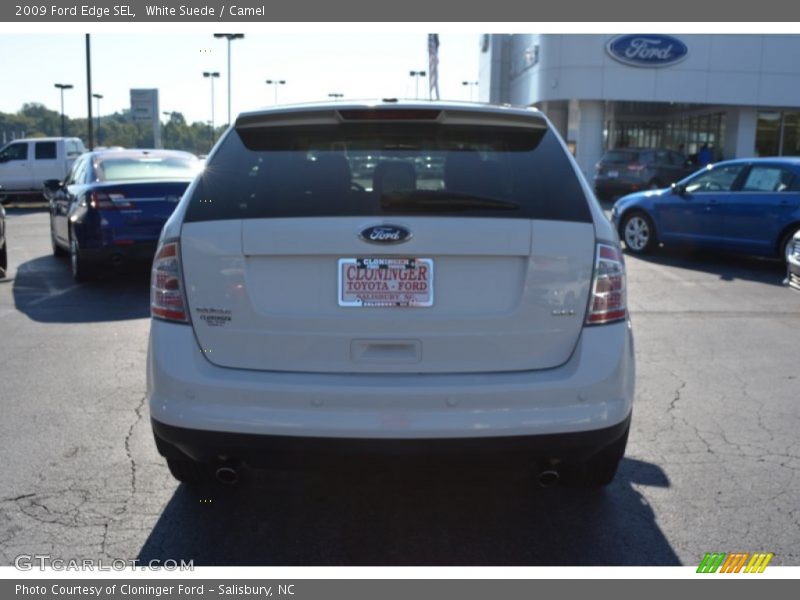 White Suede / Camel 2009 Ford Edge SEL