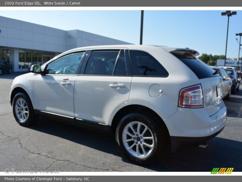 White Suede / Camel 2009 Ford Edge SEL