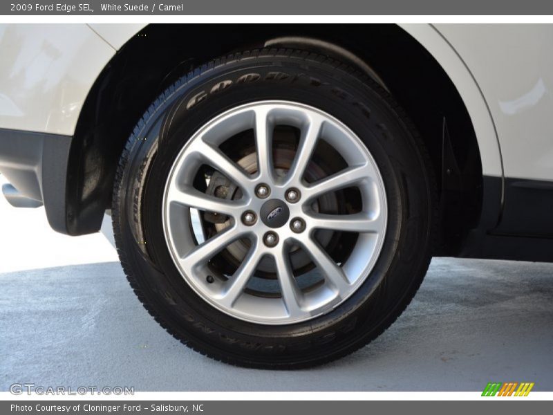 White Suede / Camel 2009 Ford Edge SEL