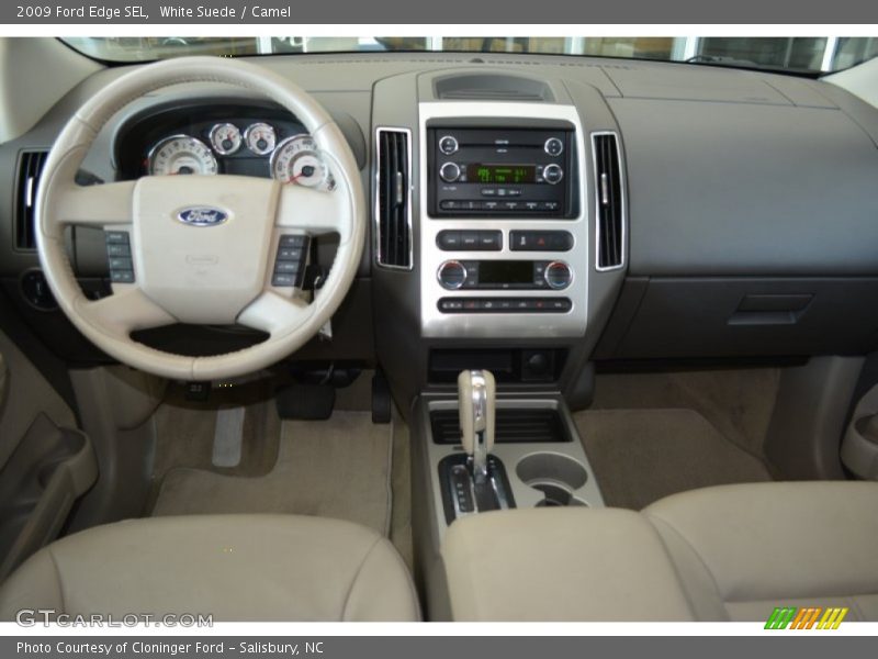 White Suede / Camel 2009 Ford Edge SEL