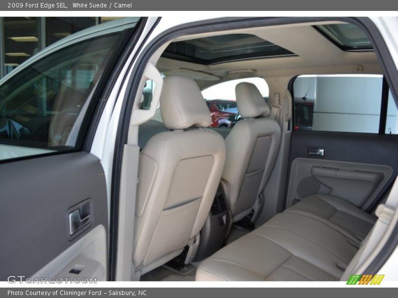 White Suede / Camel 2009 Ford Edge SEL