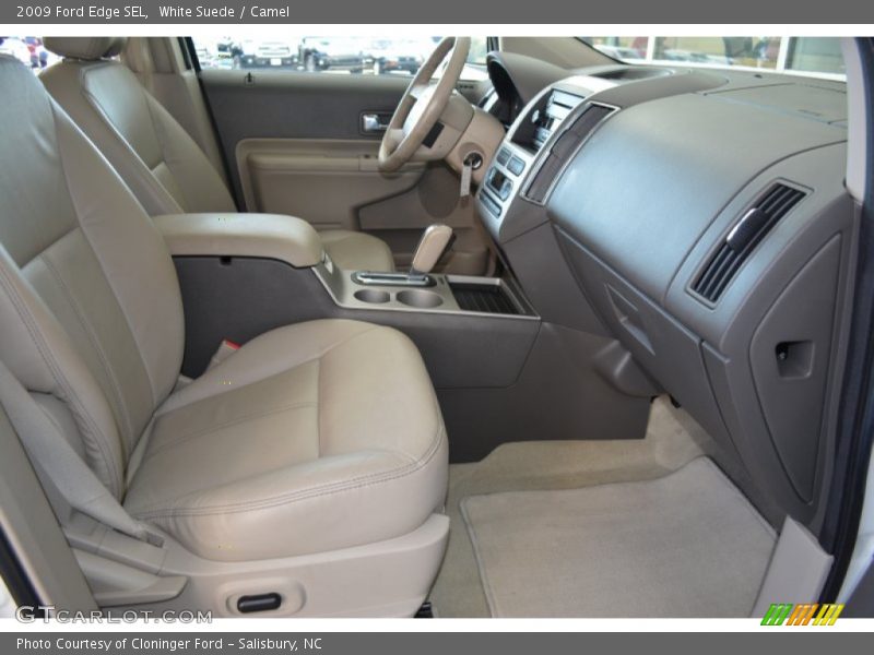 White Suede / Camel 2009 Ford Edge SEL