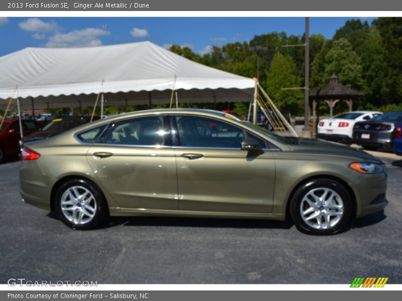 Ginger Ale Metallic / Dune 2013 Ford Fusion SE