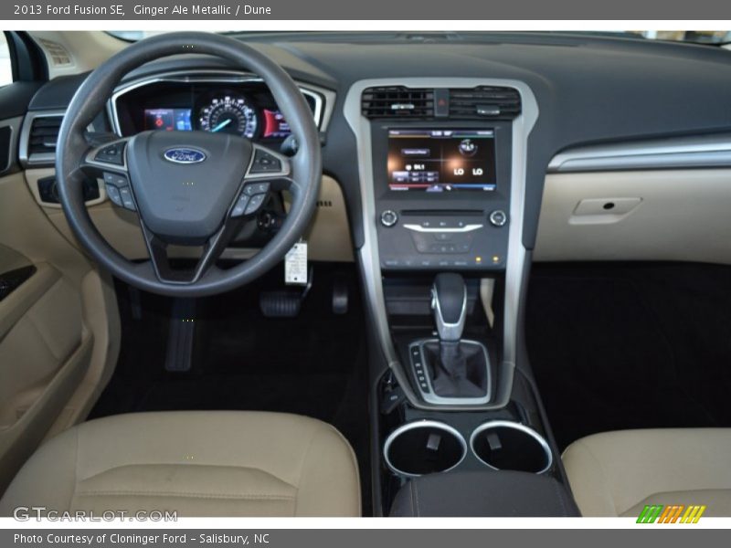 Ginger Ale Metallic / Dune 2013 Ford Fusion SE