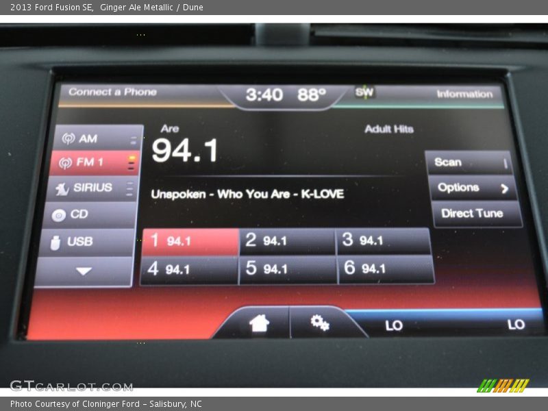 Ginger Ale Metallic / Dune 2013 Ford Fusion SE